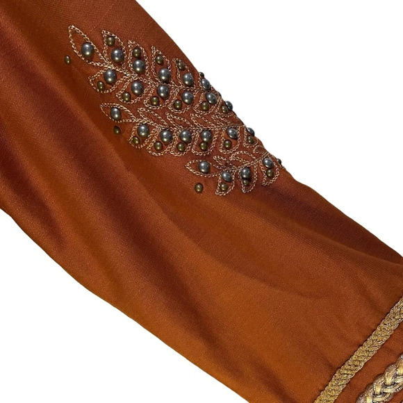 Free People Extreme Cropped Military Jacket Size Small OB618949 Embroidery *FLAW - Picture 8 of 15